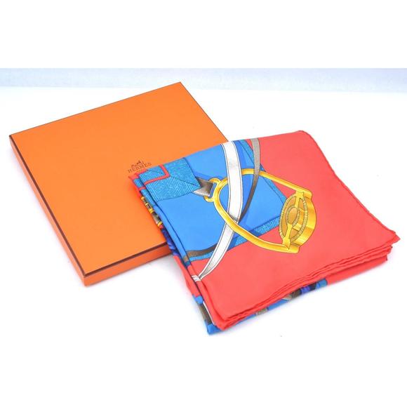 Auth Hermes Carre 90 Scarf Silk #43811H25B - Picture 2 of 13